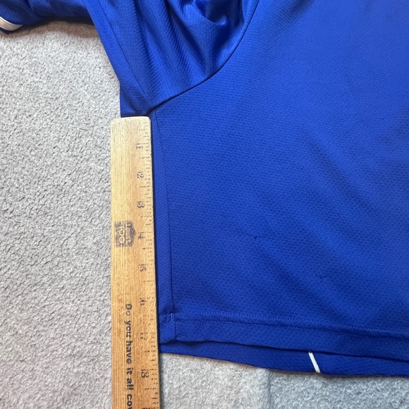 Adidas Shorts Mens XL Blue Climalite Soccer Athletic Z21561 3-Stripe Training - Picture 8 of 10